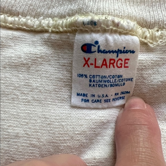 Vintage 1980’s Harvard Champion Jersey - Size XL - Picture 3 of 10